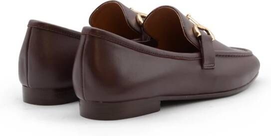 Bibi Lou Bordeaux Leren Mocassin met Gouden Klem
