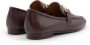 Bibi Lou Bordeaux Leren Mocassin met Gouden Klem - Thumbnail 2