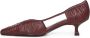Bibi Lou Bordeauxrode Leren Hak Pumps - Thumbnail 2