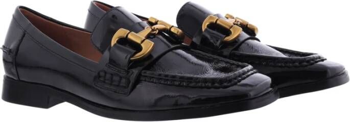 Bibi Lou Dames Drew Naplack Loafer Zwart Black Dames