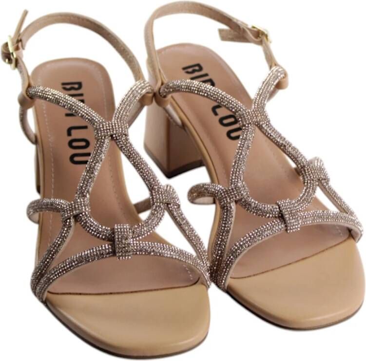 Bibi Lou Elegante Nude Sandalen voor Vrouwen Brown Dames