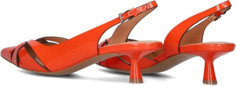 Bibi Lou Rode lakleren pumps met blokhak
