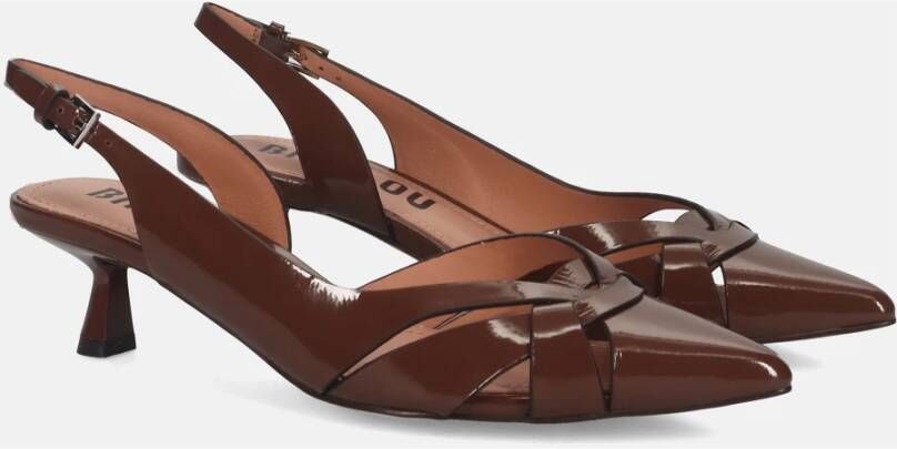 Bibi Lou Elegante Slingback Pump Schoenen Brown Dames