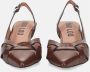 BIBI LOU Slingbacks Dames 632z21vk Maat: 40 Materiaal: Lakleer Kleur: Bruin - Thumbnail 7
