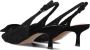 BIBI LOU Slingbacks Dames 652z61vk Maat: 38 Materiaal: Textiel Kleur: Zwart - Thumbnail 4