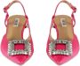 Bibi Lou Fuchsia Chanel Style Sandalen met Juweelapplicatie Pink Dames - Thumbnail 2