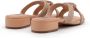 Bibi Lou Geometrische Kristal Naakt Leren Sandalen - Thumbnail 2