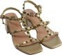 Bibi Lou Gouden Stud Leren Sandaal Yellow Dames - Thumbnail 3
