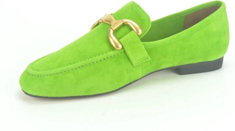 Bibi Lou Groene Suède College Platte Schoenen