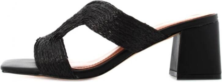 Bibi Lou Eco-vriendelijke Heeled Mules Black Dames