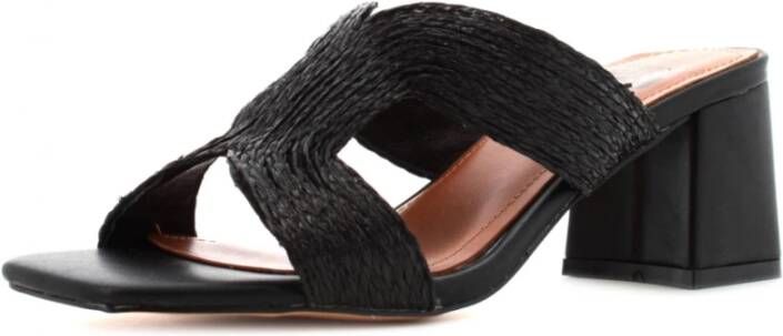 Bibi Lou Eco-vriendelijke Heeled Mules Black Dames