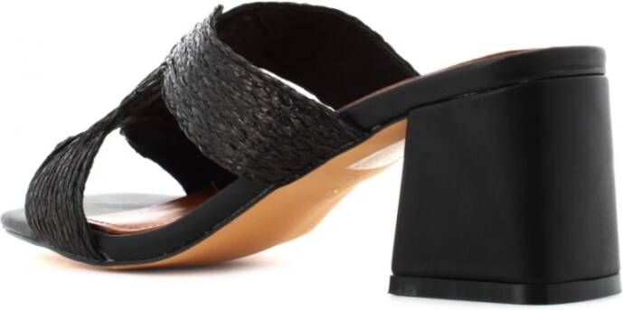 Bibi Lou Eco-vriendelijke Heeled Mules Black Dames