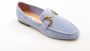 Bibi Lou Hemelsblauwe Suède Loafers Blue Dames - Thumbnail 2