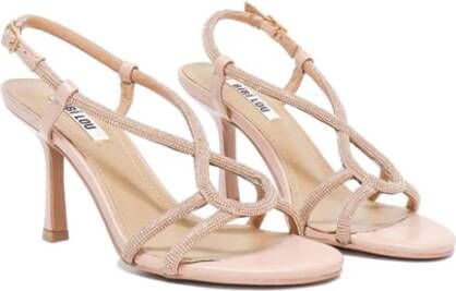 Bibi Lou Stijlvolle Hoge Hak Sandalen Beige Dames