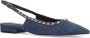 BIBI LOU Slingbacks Dames 529z67vk Maat: 37 Materiaal: Denim Kleur: Blauw - Thumbnail 7