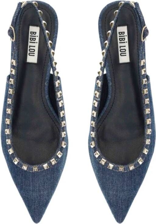 Bibi Lou Kate flat loafers blauw Blue Dames