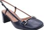 Bibi Lou Bonnie 55 denim slingback pumps blauw - Thumbnail 7
