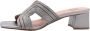 BiBi Lou Dames Slippers 879z94hg Gun Metal Oud-zilver - Thumbnail 9