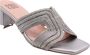 BiBi Lou Dames Slippers 879z94hg Gun Metal Oud-zilver - Thumbnail 13