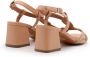 Bibi Lou Leren Sandalen met Fonkelende Stofweefsel - Thumbnail 2