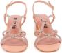 Bibi Lou Leren Sandalen met Strass Kruisbanden - Thumbnail 2