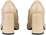 Bibi Lou Leren Sandalen met Vierkante Neusband Beige Dames - Thumbnail 4