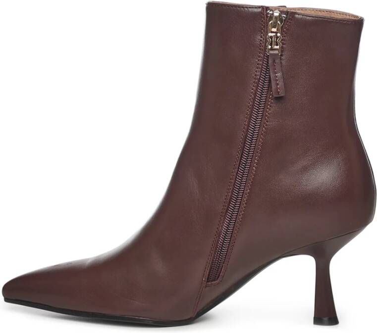Bibi Lou Leren Stiletto Laarzen Bordeaux Kleur