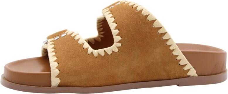 Bibi Lou Lobamba Slipper Brown Dames