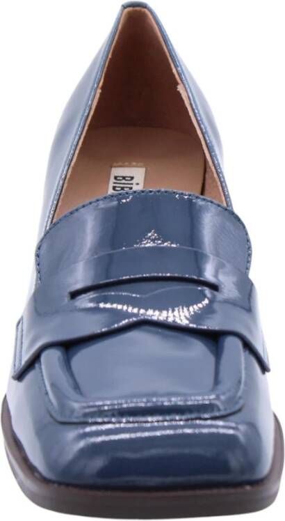 Bibi Lou Melkslang Pattern Stijlvolle Pumps met Verhogend Effect Blue Dames