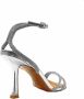 Bibi Lou Metallic leren sandalen Gray Dames - Thumbnail 3