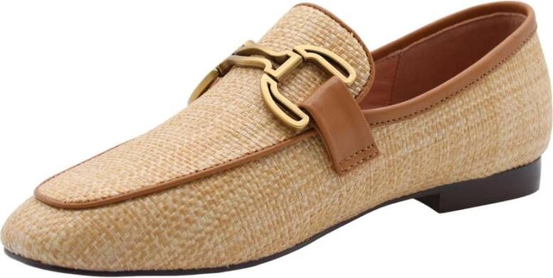 Bibi Lou Stijlvolle Muscat Loafers voor Vrouwen Beige Dames