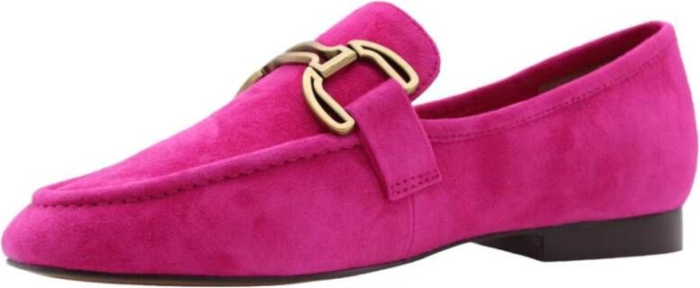 Bibi Lou Stijlvolle Mocassin Loafers voor Vrouwen Pink Dames