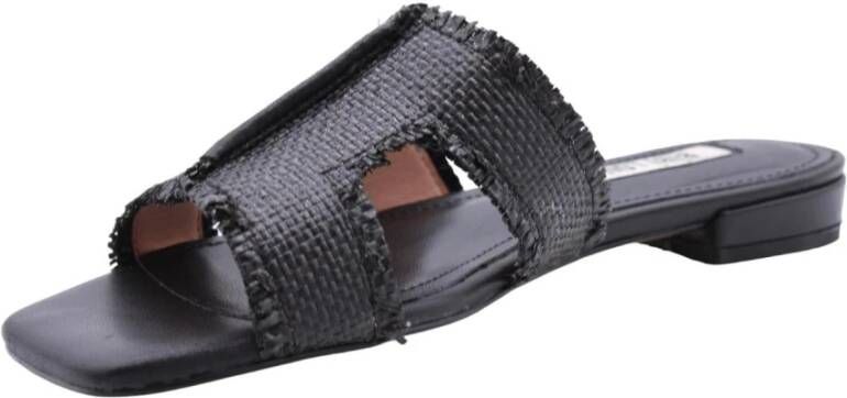 Bibi Lou Ankara Sliders voor Vrouwen Black Dames