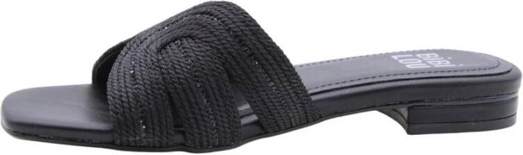 Bibi Lou Stijlvolle Zomer Sliders Black Dames