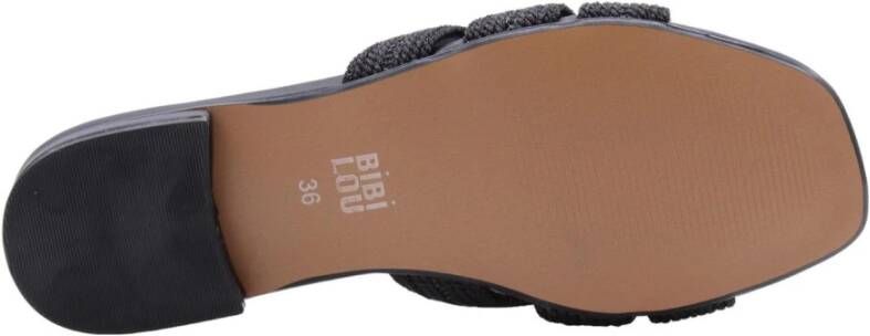 Bibi Lou Stijlvolle Zomer Sliders Black Dames