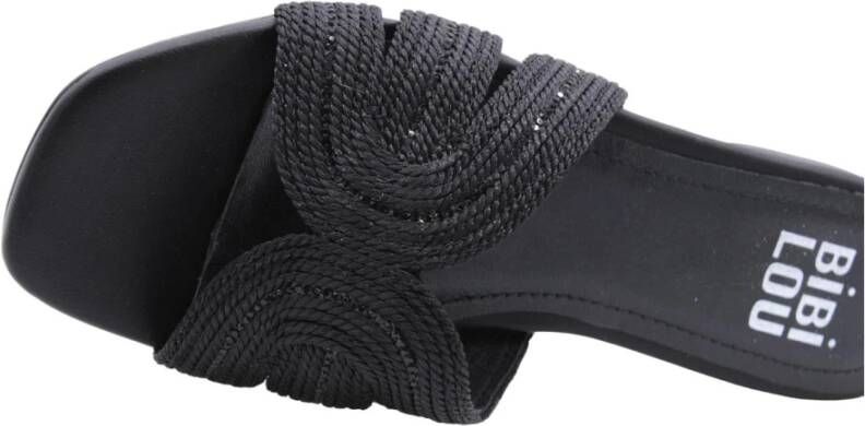 Bibi Lou Stijlvolle Zomer Sliders Black Dames