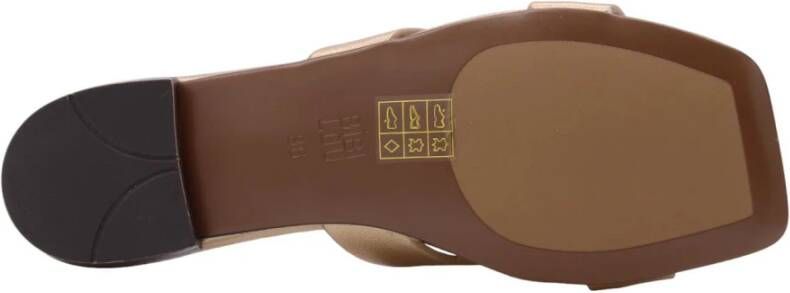 Bibi Lou Stijlvolle Zomer Sliders Brown Dames