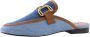 BiBi Lou Dames Slippers 580z67vk Multicolor Jeansblauw - Thumbnail 4