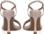 Bibi Lou Nude Leren Hoge Hak Sandalen Beige Dames - Thumbnail 4