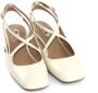 Bibi Lou Elegante Mary Jane Hakken White Dames - Thumbnail 3