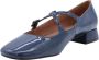 Bibi Lou Python Mary Jane Ballerina Schoenen Blue Dames - Thumbnail 3