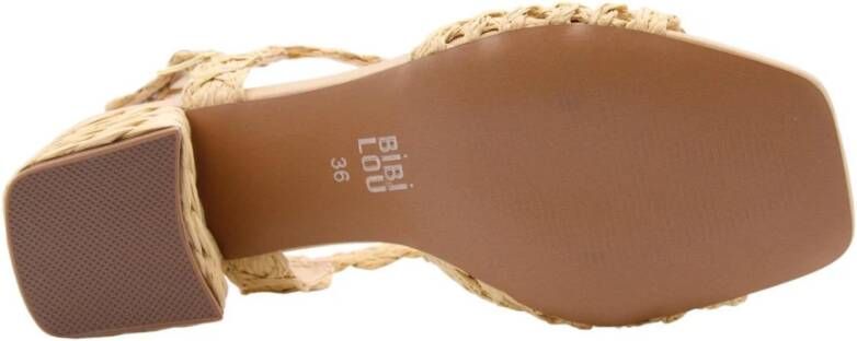 Bibi Lou Hoge hak sandalen voor vrouwen Beige Dames
