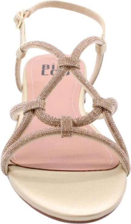 Bibi Lou Stijlvolle Platte Sandalen voor Vrouwen Yellow Dames
