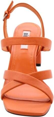 Bibi Lou Stijlvolle hoge hak sandalen voor vrouwen Oranje Dames