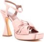 Bibi Lou Verhoog je stijl met deze prachtige hoge hak sandalen Beige Dames - Thumbnail 4
