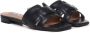 BIBI LOU Slippers Dames 760z10vk Maat: 42 Materiaal: Leer Kleur: Zwart - Thumbnail 7