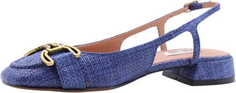 Bibi Lou Elegante Slingback Ballerina Blue Dames