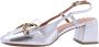 BIBI LOU Slingbacks Dames 544z19vk Maat: 37 Materiaal: Leer Kleur: Zilver - Thumbnail 9