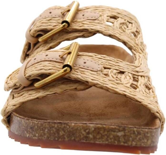 Bibi Lou Stijlvolle Zomer Slippers Beige Dames
