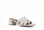 Bibi Lou Naoko Flip-Flops Elegante witte leren slippers White Dames - Thumbnail 2